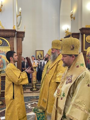 СОБОРНОЕ АРХИЕРЕЙСКОЕ БОГОСЛУЖЕНИЕ В ДОМОВОМ ХРАМЕ АКАДЕМИИ